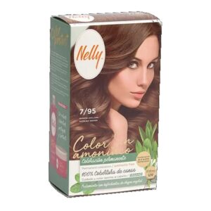 7/95 Marrón Avellana Color sin Amoniaco NELLY